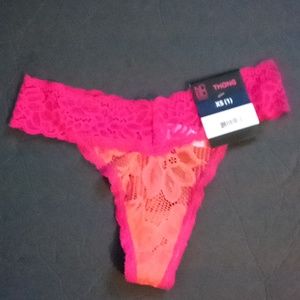 No Boundaries lace thong